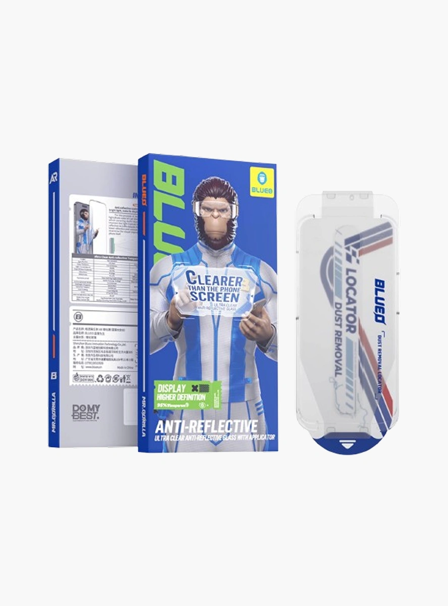 محافظ صفحه بلو ضد انعکاس نور با اپلیکاتور Blueo AR Anti-Reflective With Applicator Glass Iphone